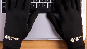 The Pair of Full-Finger Hand Compression Gloves