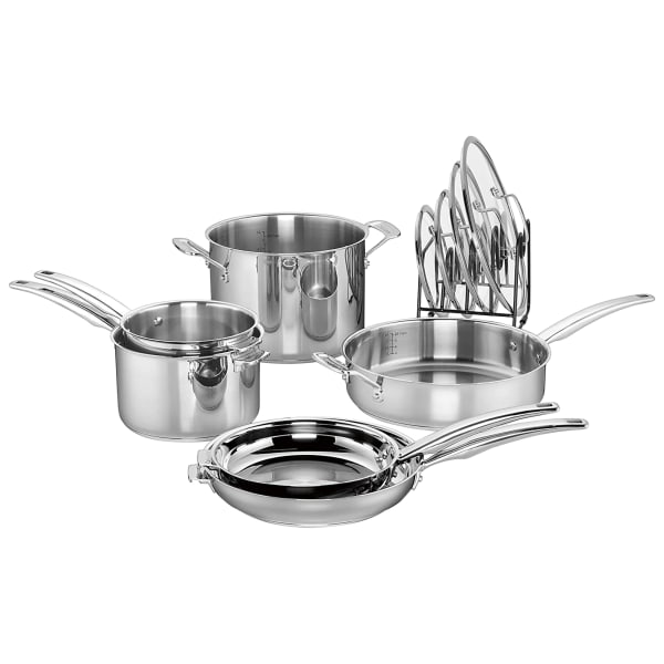 The 11-Piece Stainless Steel Cookware Set