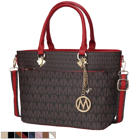 MKF Collection Yonah Printed Vegan Leather Tote Bag by Mia K
