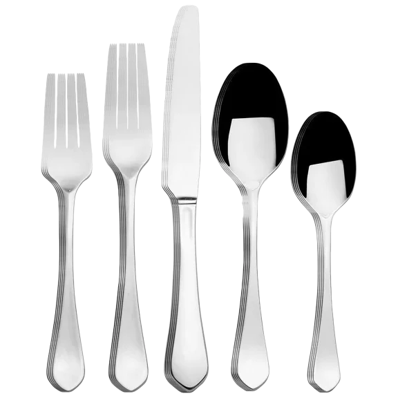 Mikasa Colson 20-Piece Flatware Set with 18/10 Stainless Steel