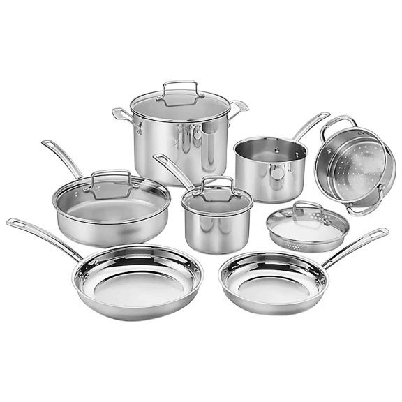 Cuisinart Chef's Classic Pro 11-Piece Stainless Steel Cooking Set