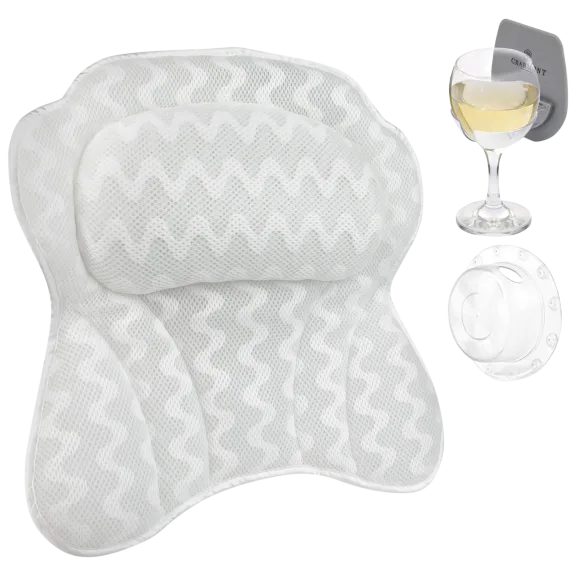 Charmont 3-Piece Luxury Bath Pillow Set