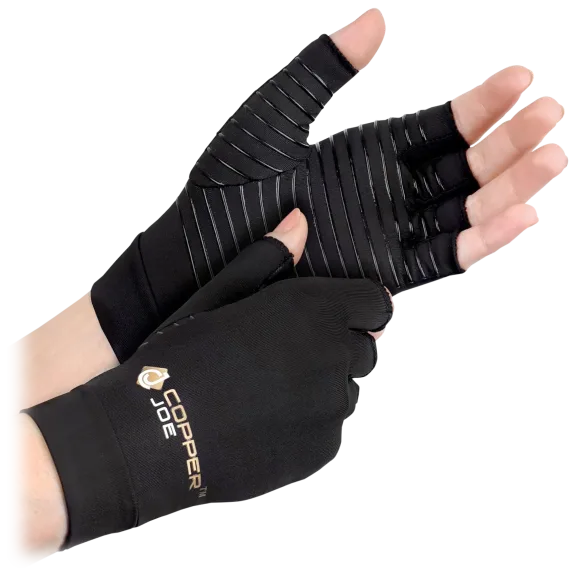 Copper Joe Fingerless Compression Arthritis Gloves