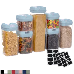 Cheer Collection 7-Piece Airtight Food Storage Containers