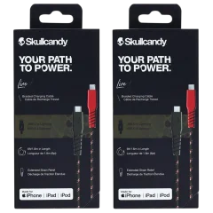 Skullcandy 6 Ft Line Plus Braided USB-C to Lightning Cable