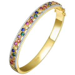 The Multi-Colored Bangle Bracelet