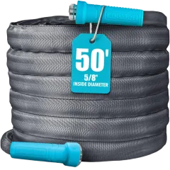 Aqua Joe 50' feet Superlight Fiberjacket Garden Hose