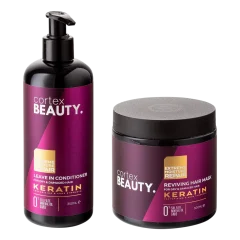 Cortex Beauty Keratin Leave-In Conditioner & Reviving Hair Mask Set