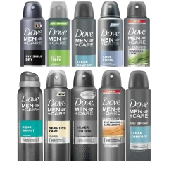 10-Pack: Dove Antiperspirant Spray Deodorant for Men