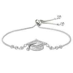 Hollywood Sensation Limitless Pavé Graduation Cap Adjustable Bracelet