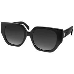 AQS Mimi Oversized Sunglasses (Black)