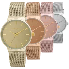 Laura Ashley Ladies Minimalist Mesh Band Watch