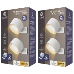 4-Pack: Lomi Rechargeable LED Magnetic Spotlights
