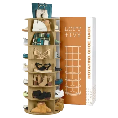 The Seven-Tier Rotating Shoe Rack