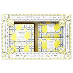 Beekman 1802 Sunshine Lemon 3-Piece Soap & Body Cream Set