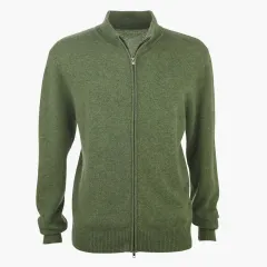 Washable Cashmere Full Zip Mens