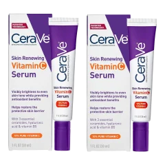 2-Pack: CeraVe Vitamin C Serum with Hyaluronic Acid