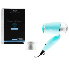 ISO Beauty Diamond Collection Travel-Perfect Compact Dual Voltage Travel Dryer