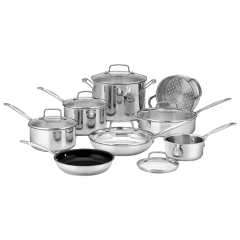Cuisinart Chef's Classic 14-Piece Stainless Steel Cookware Set