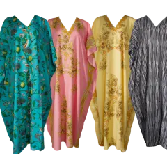 Winlar Printed Maxi Caftan