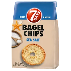 12-Pack: 7 Days Sea Salt Bagel Chips