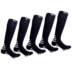 5-Pack: SleeveKneeds Compression Socks