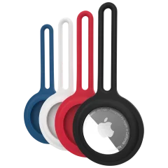 4-Pack: Hypergear AirCover Silicone Loop for AirTag (Multi-Color)