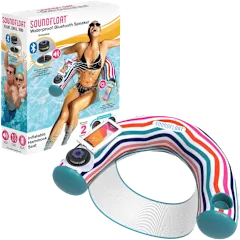 SoundFloat Inflatable Pool Seat with Waterproof Speaker & Phone Case