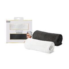 2-Pack: Olivia Rose Quick Drying Hair Towel Wrap