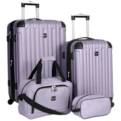 Travelers Club Midtown Hardside 4-Piece Luggage Travel Set