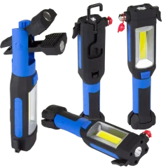 Paquete de 4: SecureBrite Herramientas de Emergencia Auto 9 en 1 con Linterna