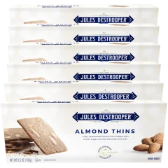 6-Pack: Jules Destrooper Almond Thins (3.5 Oz)