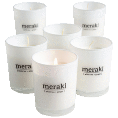 6-Pack: Meraki Small Soy Wax Candles (2.1oz each)