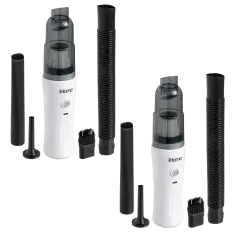 2-Pack: iHome HandVac Cordless Vacuum and Accessory Kit