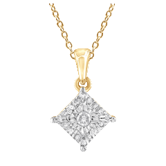 Diamond Muse 1/10 Carat TW Diamond Pendant Necklace