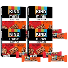 80-Pack: KIND Mini Variety Snack Bars (BB 8/10/26)