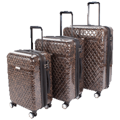 Kathy Ireland Yasmine 3-Piece Hardside Luggage Set