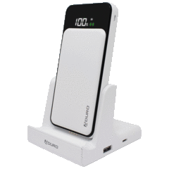 Aduro PowerUp 2-in-1 Qi Wireless Charging Battery & Desktop Charging Station