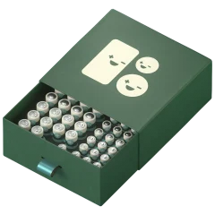 46-Piece Better Battery Co. Alkaline Battery Variety Pack