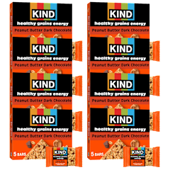 40-Pack: KIND Healthy Grains Peanut Butter Dark Chocolate Energy Bars