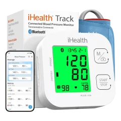 iHealth Track Monitor de Presión para Brazo con Brazalete Amplio