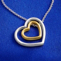 The Two Hearts As One Pendant