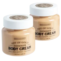 Paquete de 2: Beekman 1802 Pot of Gold Crema Corporal Brillante