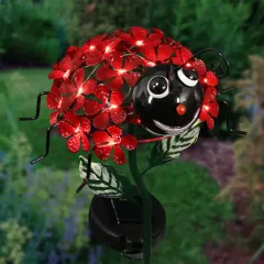 The Solar Illuminated Ladybug Garden Stake