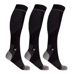 3-Pack: CopperFlux Support And Recovery Copper Knee High Compression Socks