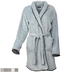 Ardour Pipe Hem Velvet Robes