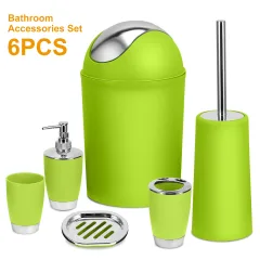 Fresh Fab Finds 6-Piece Bathroom Accessories Set