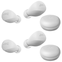Paquete de 2: JVC Gumy Mini Audífonos True Wireless Stereo