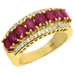 The Eight-Gemstone Ring Band