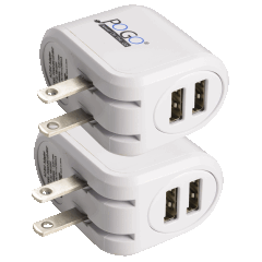 2-Pack: Pogo Dual Port USB Charger For All Devices